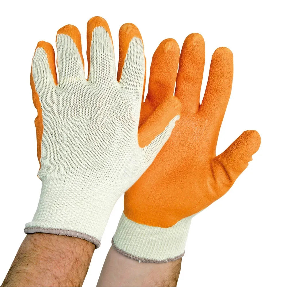 Latex grip gloves
