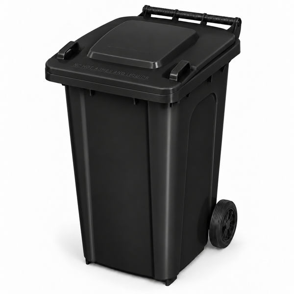 240L Wheelie Bin - Black