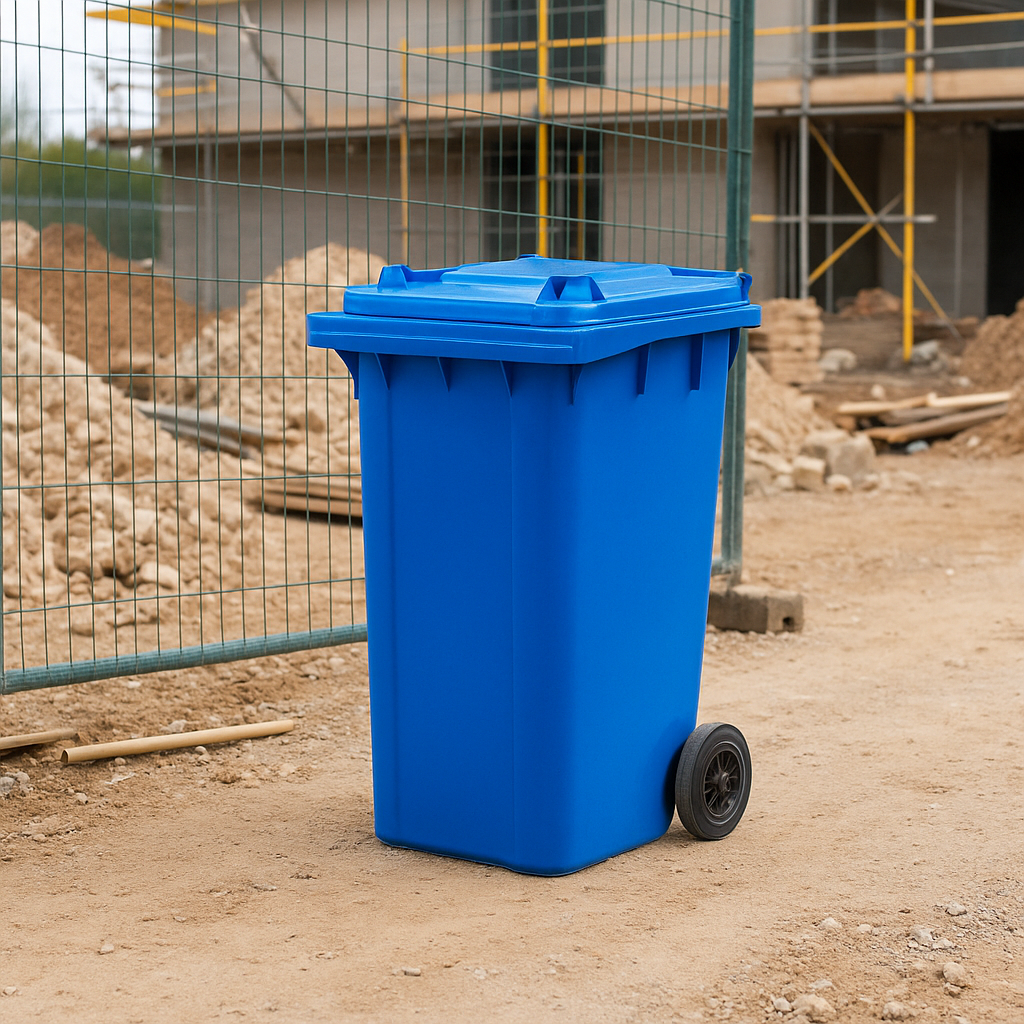 240L Wheelie Bin - Blue