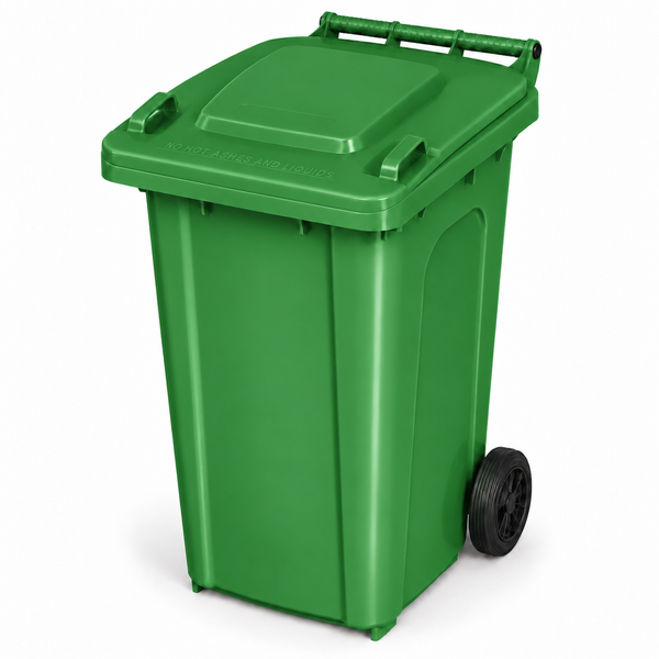 240L Wheelie Bin - Green