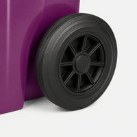 240L purple wheelie bin – view 4