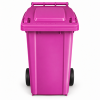 240L Wheelie Bin - Purple
