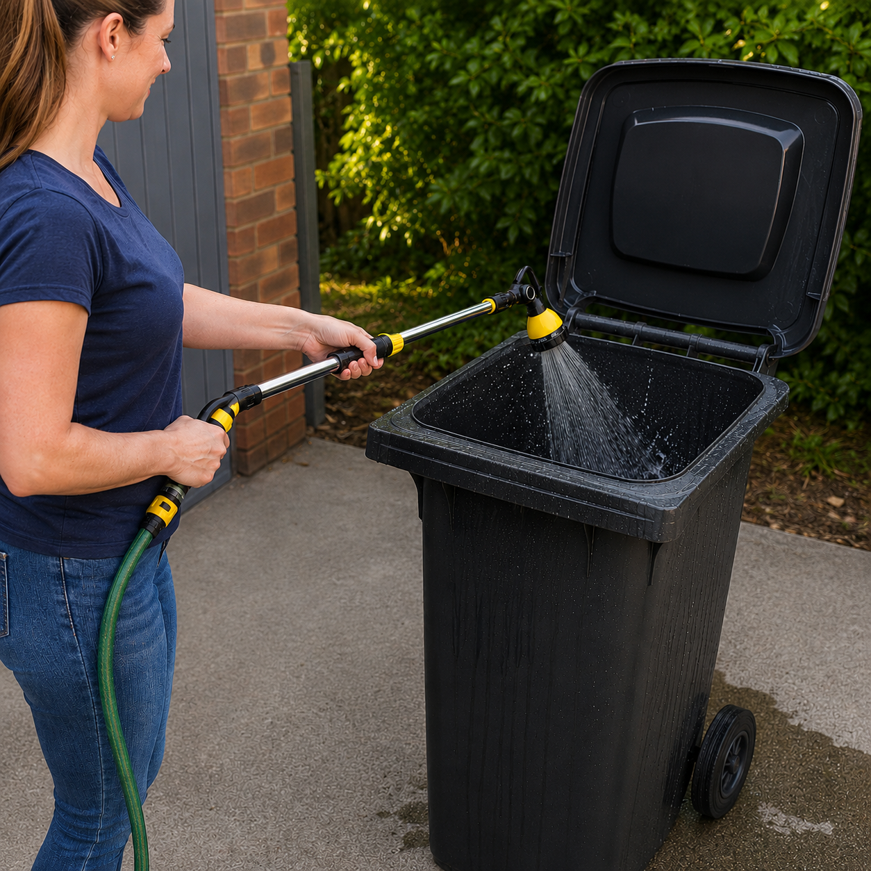 Wheelie Bin Cleaning Hose Lance