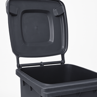 240L black wheelie bin – view 6