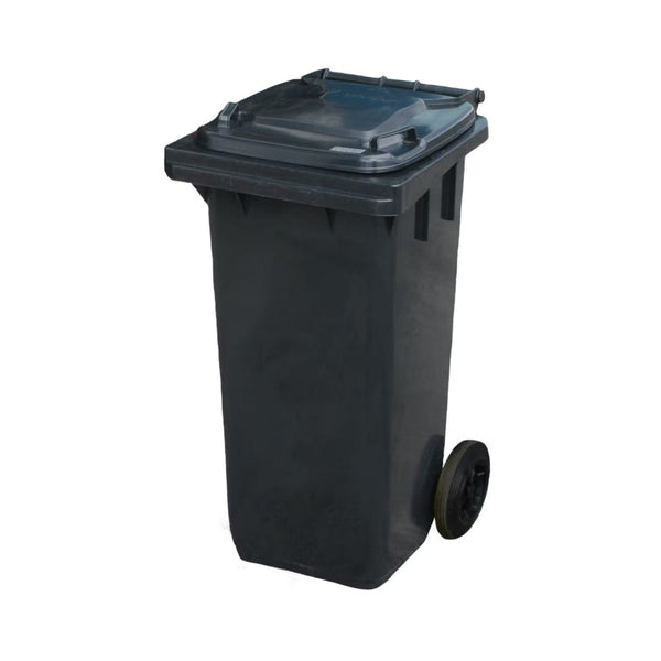 120L black wheelie bin