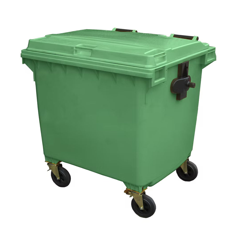 1,100L Wheelie Bin - Green