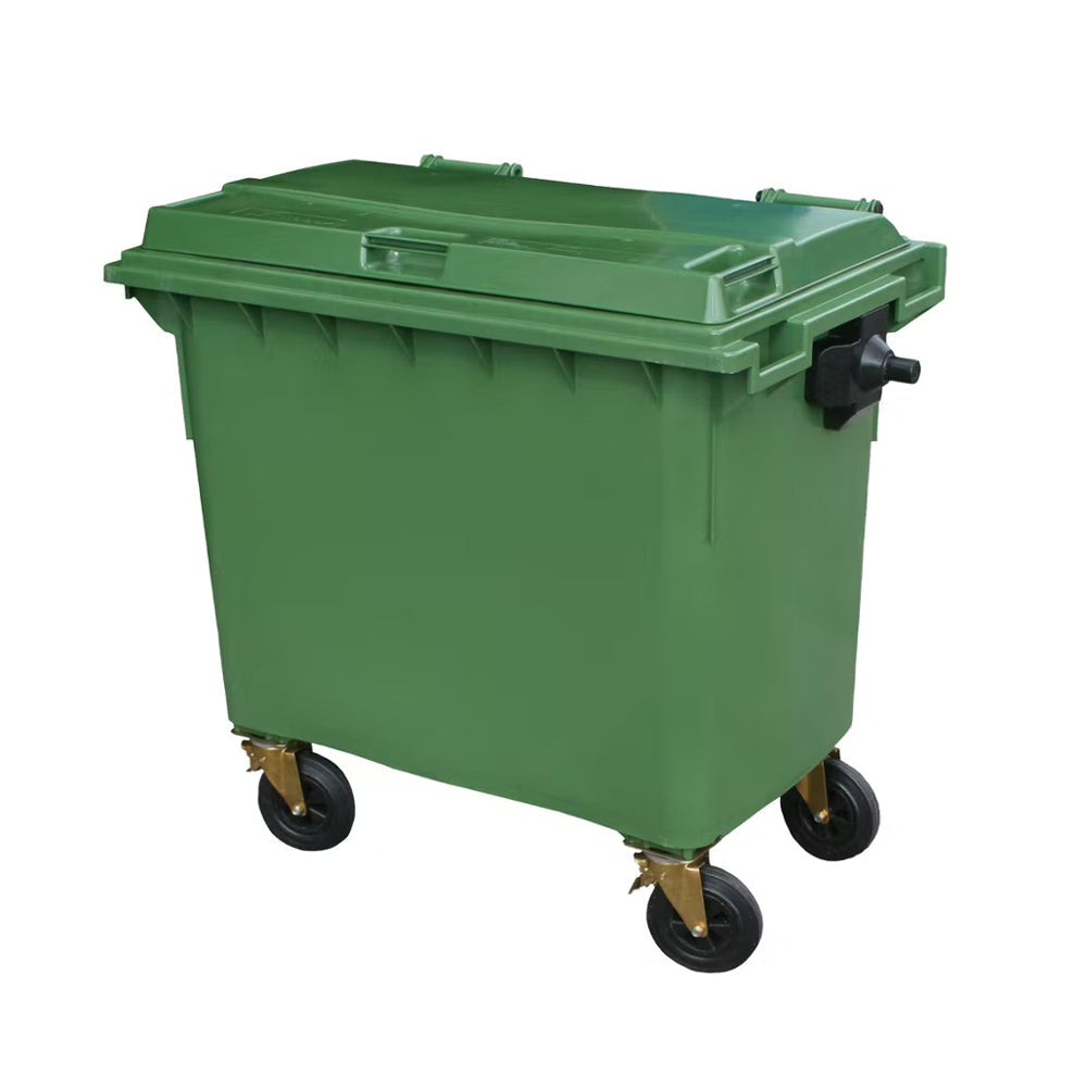 660L Wheelie Bin - Green