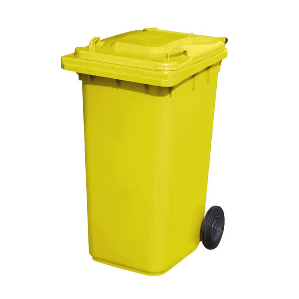 240L yellow wheelie bin