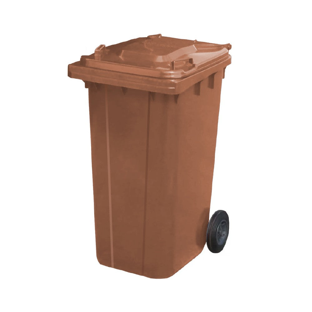 240L Wheelie Bin - Brown | Pallet of 24